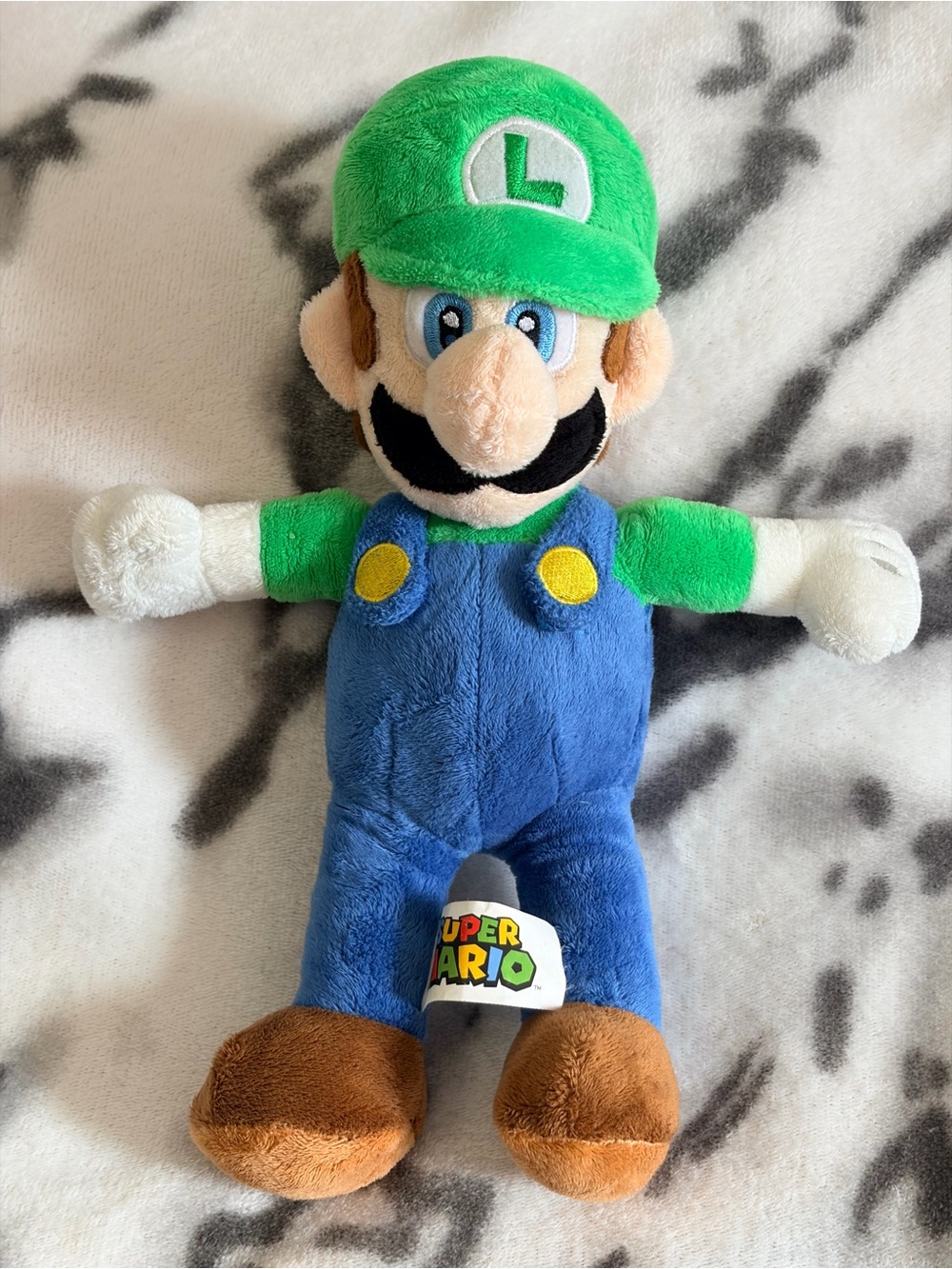 Nintendo Super Mario Bros. LUIGI 12” Plush Toy/Officially Licensed